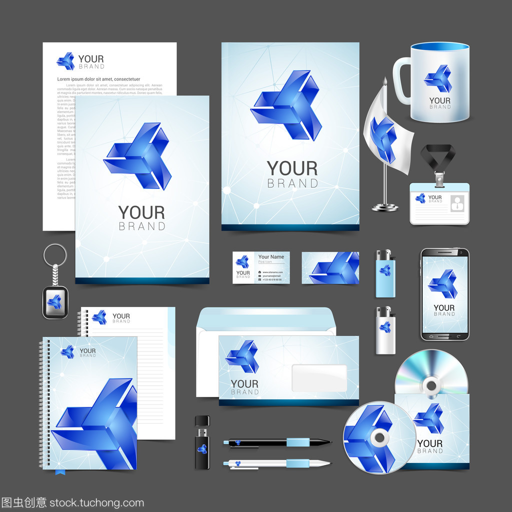 企業形象創意顏色模板設計 構筑品牌視覺的基石